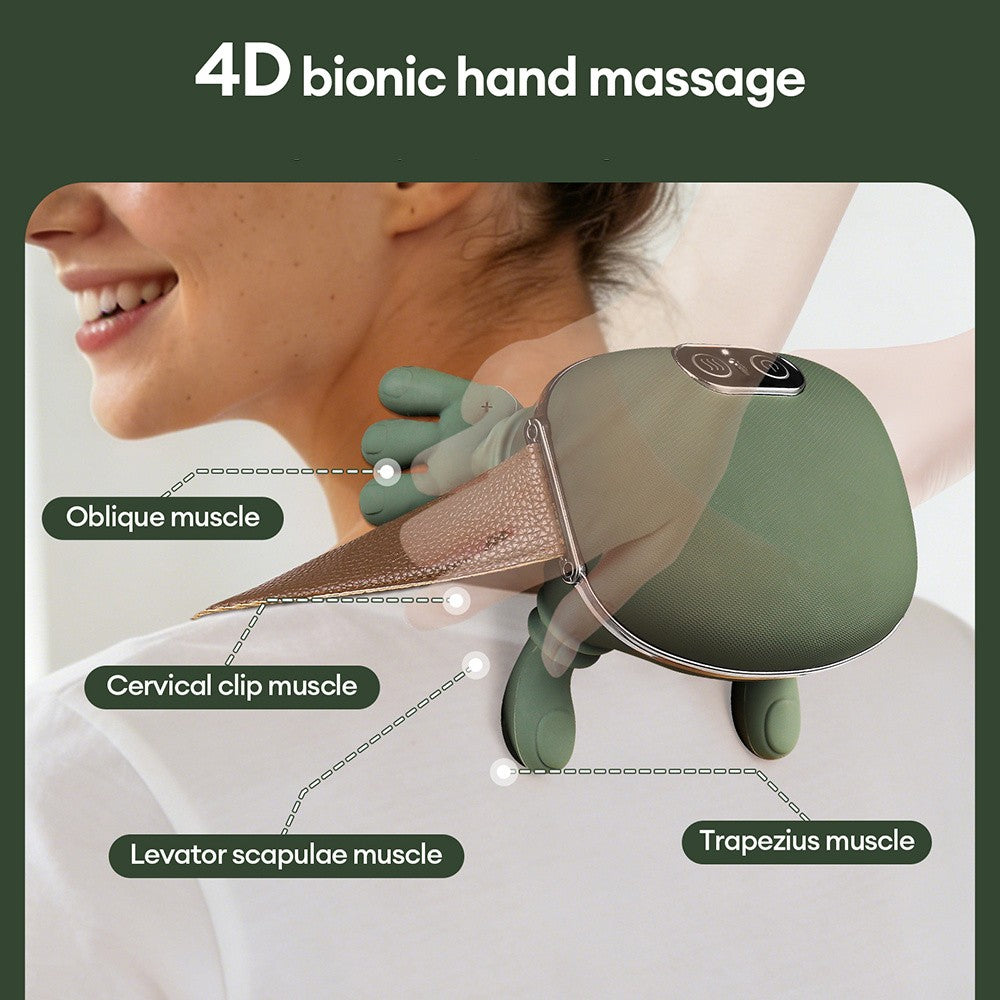 Massageador de pescoço e ombros com tecnologia biônica, sem fios, para massagem