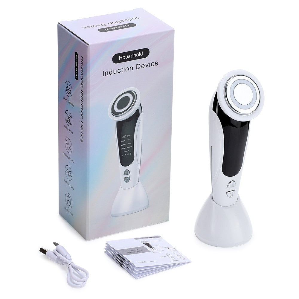 Massageador Facial EMS KOVO | LED + Vibração Sônica | Rejuvenescimento em Casa