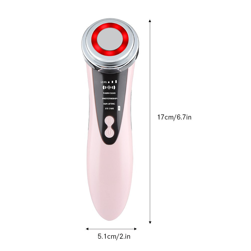Massageador Facial EMS KOVO | LED + Vibração Sônica | Rejuvenescimento em Casa