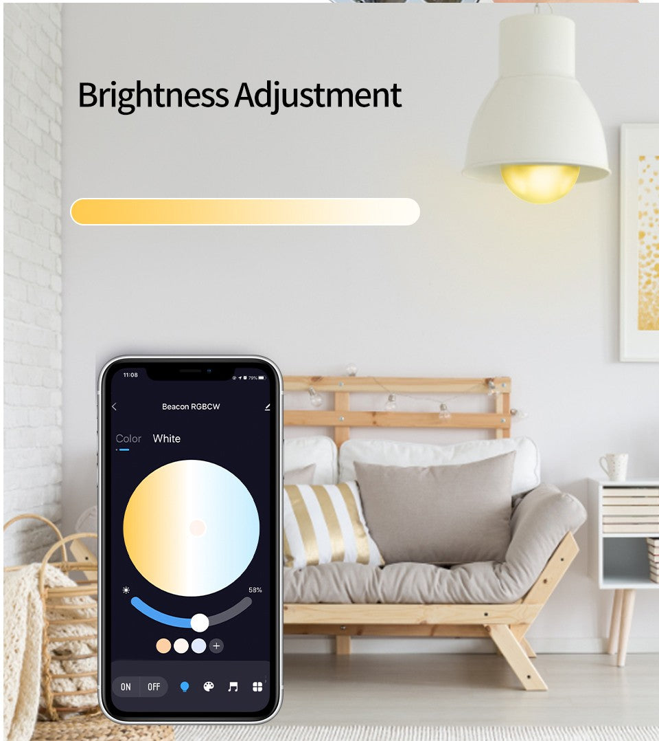 Lâmpada Inteligente Smart LED Bluetooth RGB – Controle por Aplicativo (Bivolt)