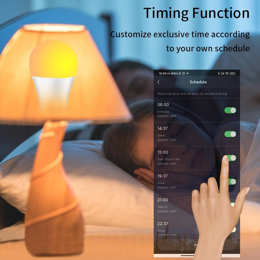 Lâmpada Inteligente Smart LED Bluetooth RGB – Controle por Aplicativo (Bivolt)