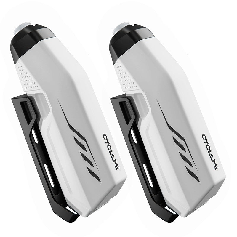 Conjunto de Suporte Aerodinâmico para Garrafa de Bicicleta CYCLAMI 650ml, Garraf
