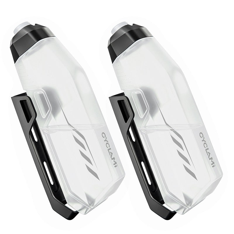 Conjunto de Suporte Aerodinâmico para Garrafa de Bicicleta CYCLAMI 650ml, Garraf