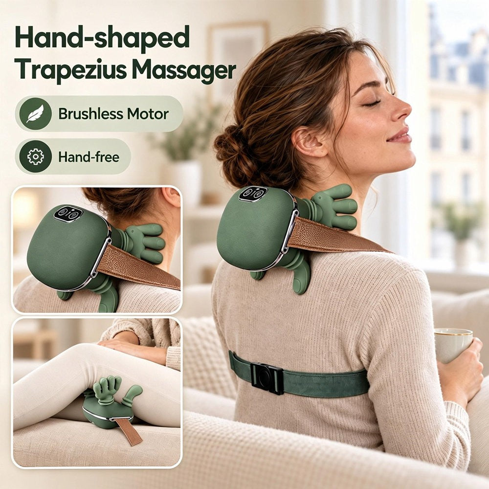 Massageador de pescoço e ombros com tecnologia biônica, sem fios, para massagem