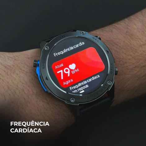Smartwatch KOVO Brave | GPS + Strava | À Prova D'água 50m | Bateria 10 Dias