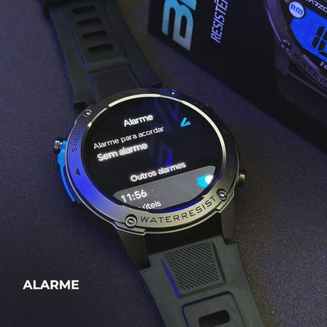 Smartwatch KOVO Brave | GPS + Strava | À Prova D'água 50m | Bateria 10 Dias